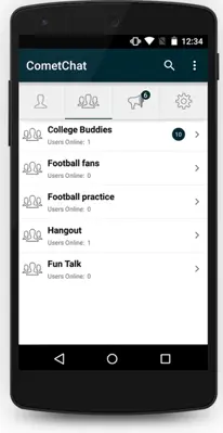 CometChat android App screenshot 11