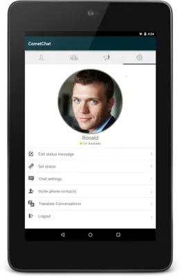 CometChat android App screenshot 1